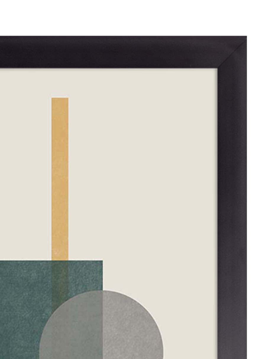 Balanza Verde: cuadro decorativo, vista 2 (negro detalle)