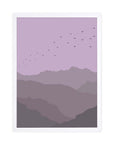 Bandada: cuadro decorativo, vista 4 (blanco)
