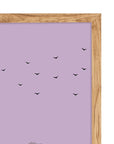 Bandada: cuadro decorativo, vista 8 (madera detalle)
