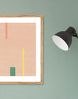 Barras: cuadro decorativo, vista 2 (render)