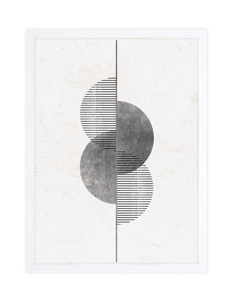 Binario: cuadro decorativo, vista 4 (blanco)
