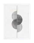 Binario: cuadro decorativo, vista 4 (blanco)