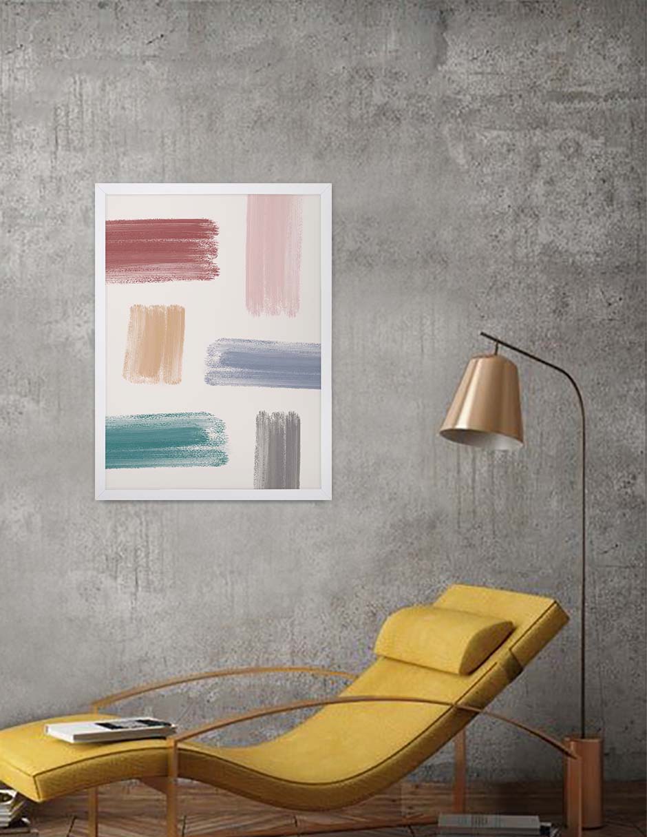 Bocetos: cuadro decorativo, vista 6 (blanco render)