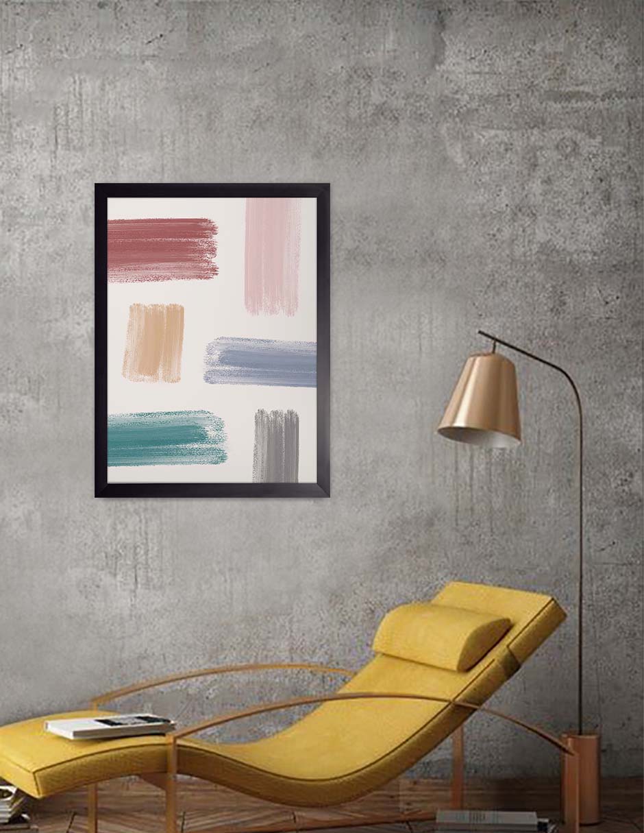 Bocetos: cuadro decorativo, vista 3 (negro render)