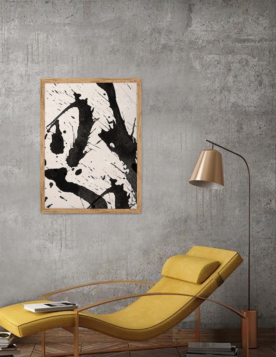 Brochazo: cuadro decorativo, vista 9 (madera render)