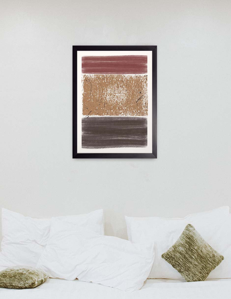 Cacao: cuadro decorativo, vista 3 (negro render)