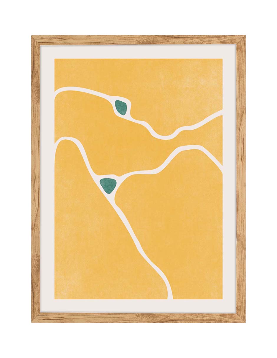 Camino Mostaza: cuadro decorativo, vista 7 (madera)