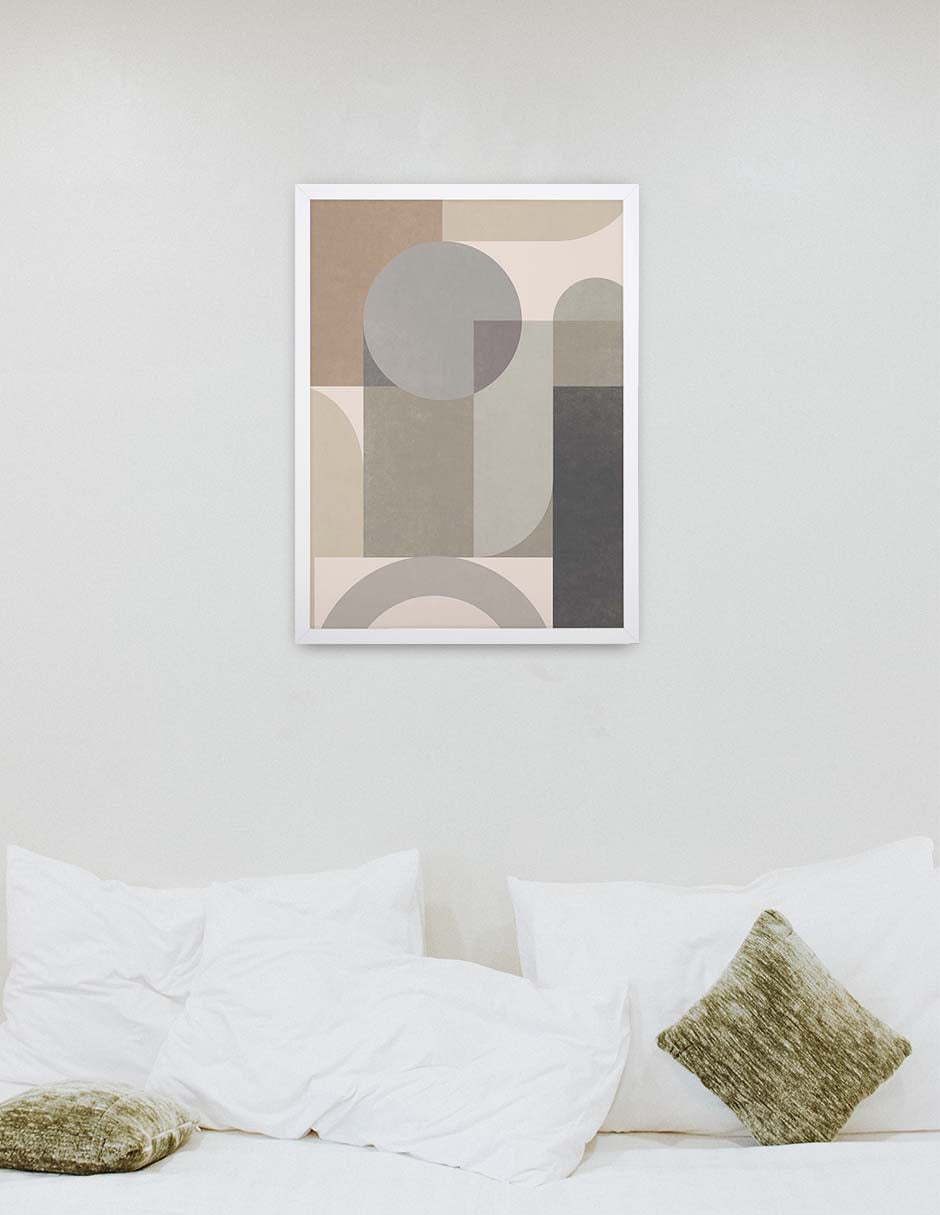 Capas Suaves: cuadro decorativo, vista 6 (blanco render)