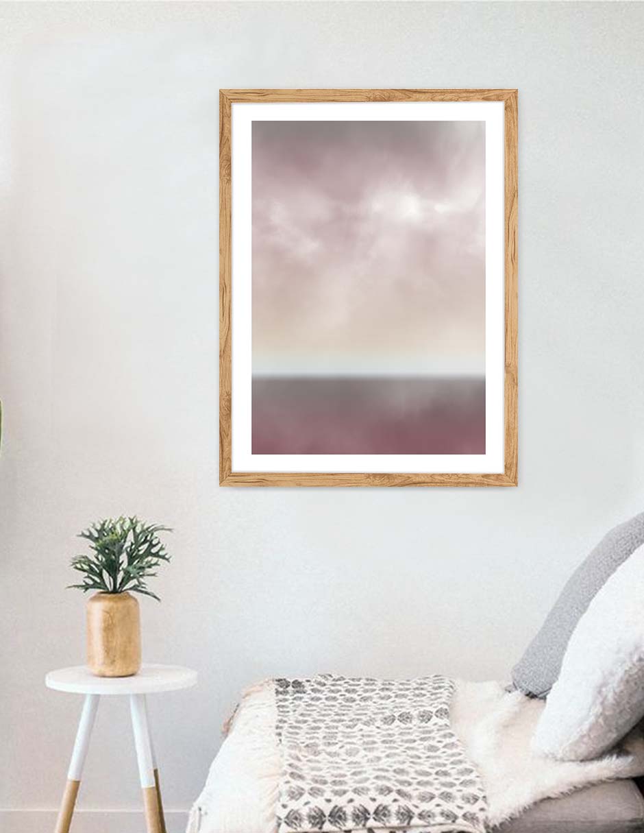 Cielo Cargado: cuadro decorativo, vista 9 (madera render)