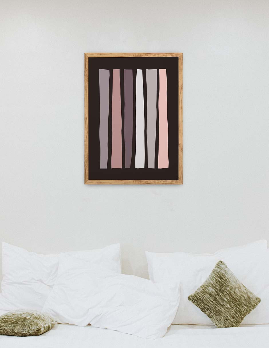 Ciruelo: cuadro decorativo, vista 9 (madera render)