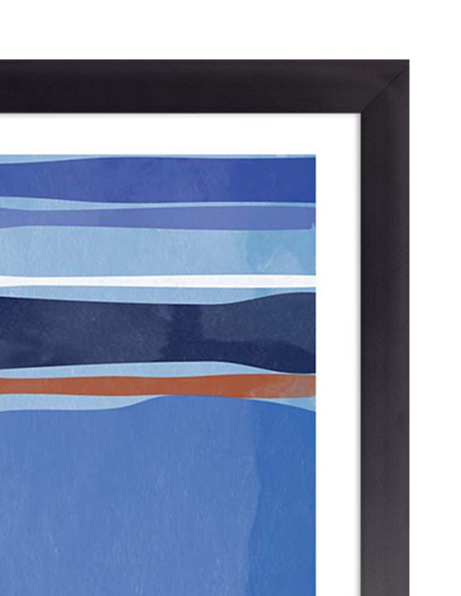 Cobalto: cuadro decorativo, vista 2 (negro detalle)