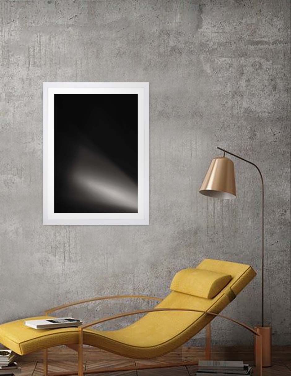Cometa: cuadro decorativo, vista 6 (blanco render)
