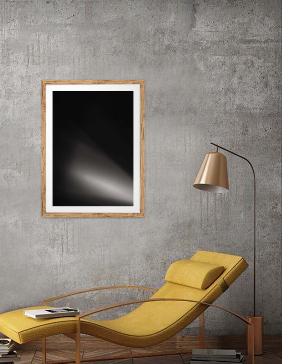 Cometa: cuadro decorativo, vista 9 (madera render)