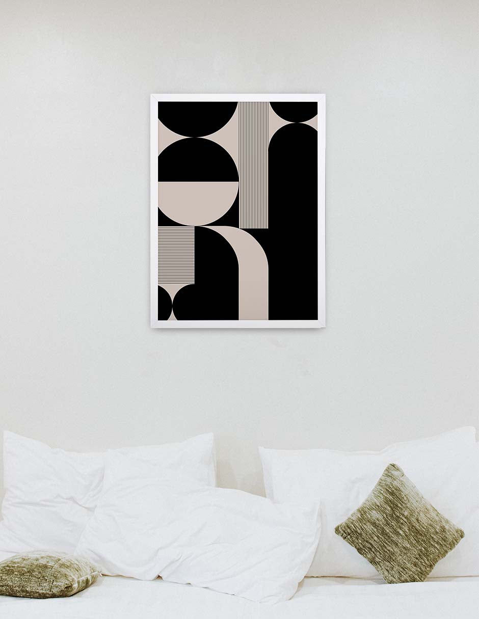 Compás: cuadro decorativo, vista 6 (blanco render)