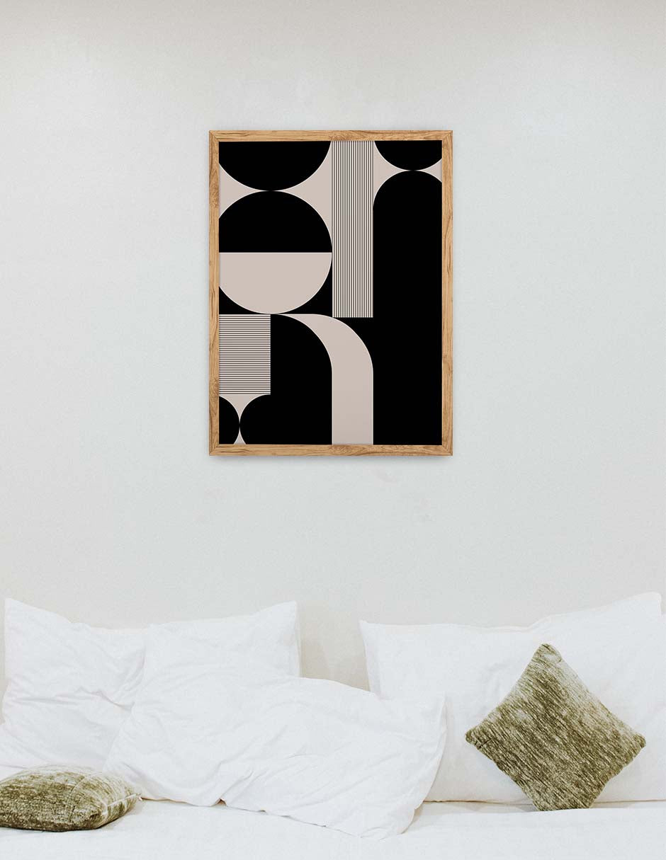 Compás: cuadro decorativo, vista 9 (madera render)