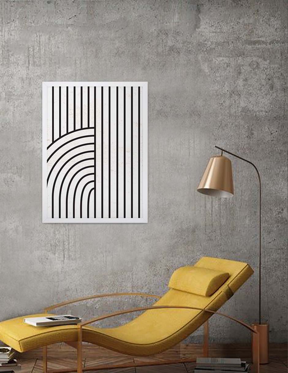 Concha: cuadro decorativo, vista 6 (blanco render)