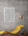 Concha: cuadro decorativo, vista 6 (blanco render)