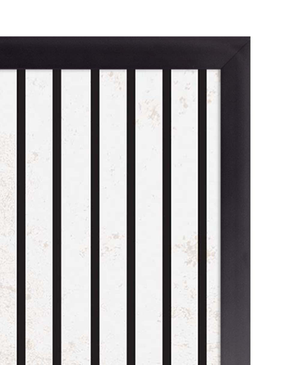 Concha: cuadro decorativo, vista 2 (negro detalle)