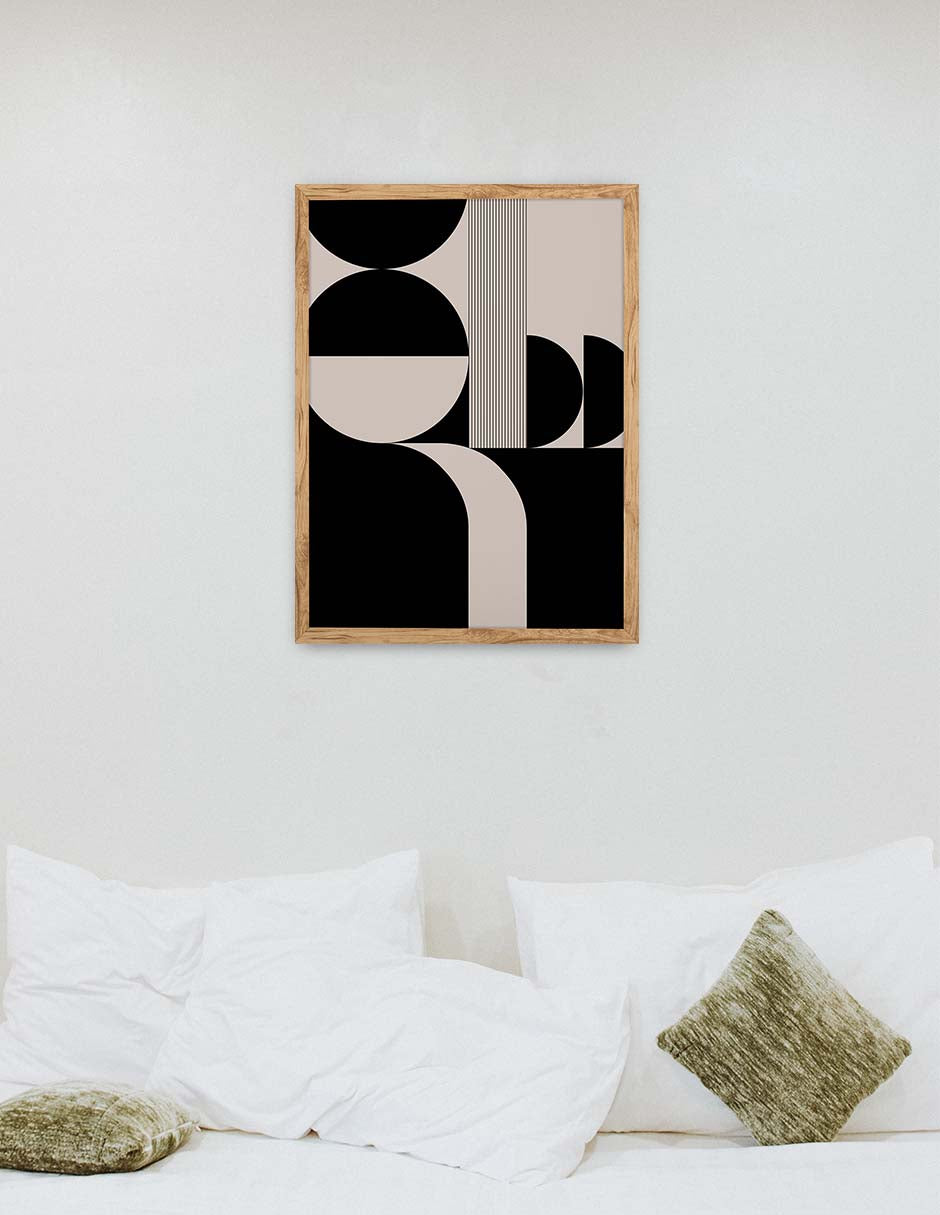 Contrapunto: cuadro decorativo, vista 9 (madera render)