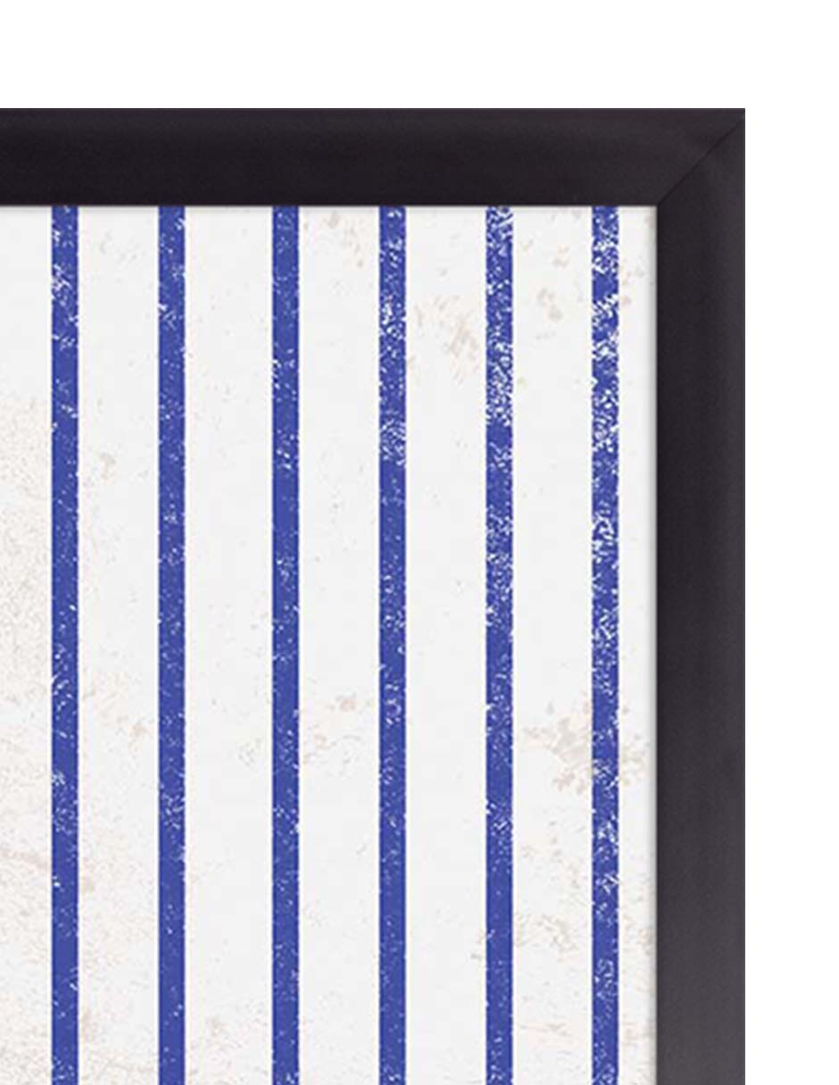 Cortinilla: cuadro decorativo, vista 2 (negro detalle)