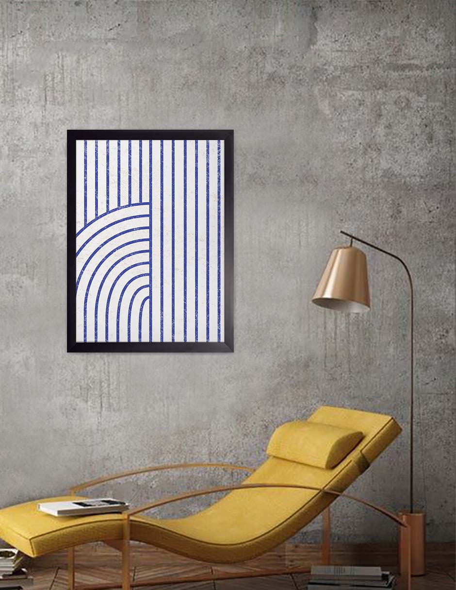 Cortinilla: cuadro decorativo, vista 3 (negro render)