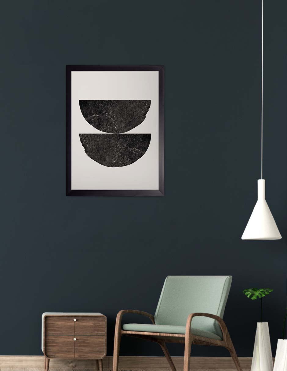 Cuencos: cuadro decorativo, vista 3 (negro render)