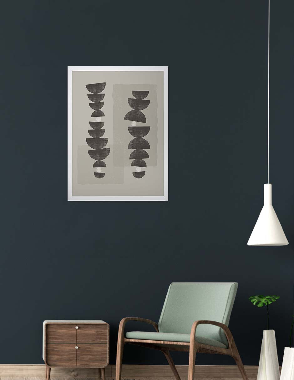 Cuentas: cuadro decorativo, vista 6 (blanco render)