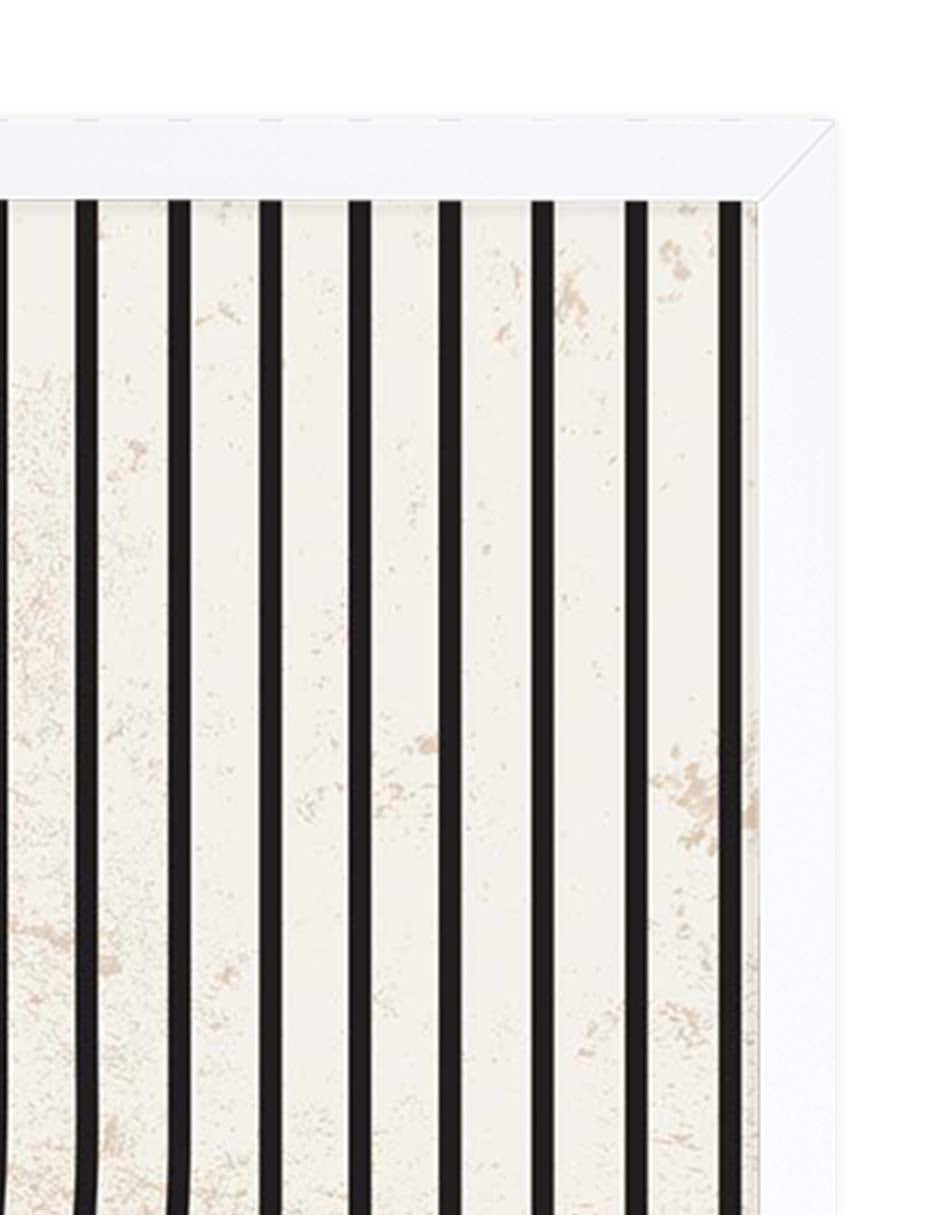 Cuerdas: cuadro decorativo, vista 5 (blanco detalle)