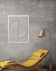 Cuerdas: cuadro decorativo, vista 6 (blanco render)