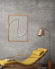 Cuerdas: cuadro decorativo, vista 9 (madera render)