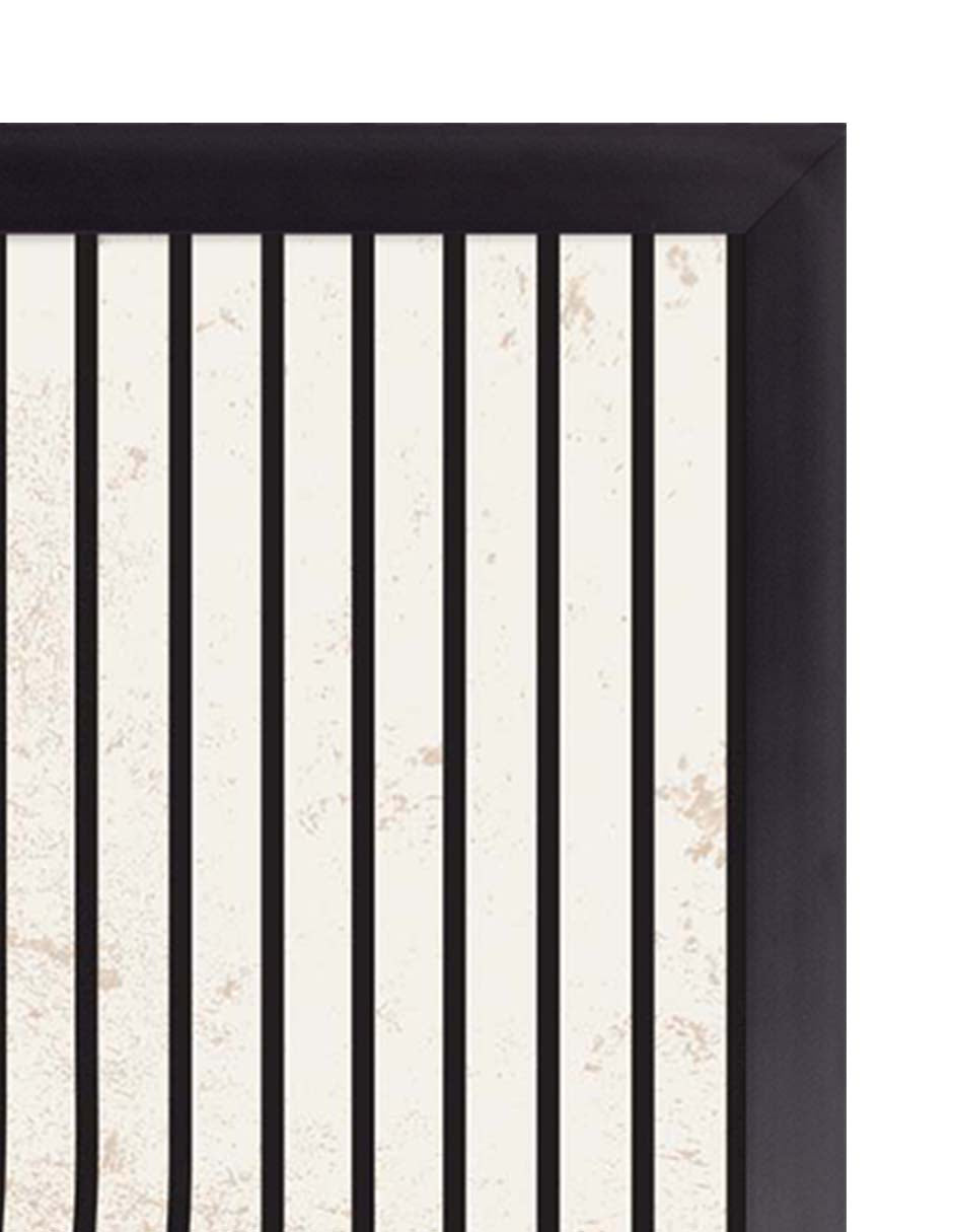 Cuerdas: cuadro decorativo, vista 2 (negro detalle)