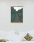 Desfiladero: cuadro decorativo, vista 9 (madera render)