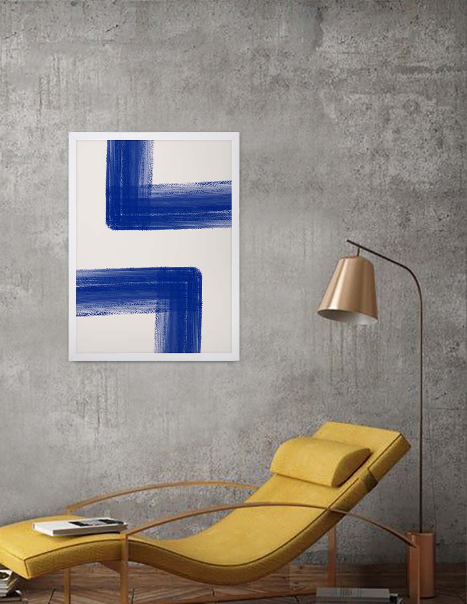 Dos Codos: cuadro decorativo, vista 6 (blanco render)