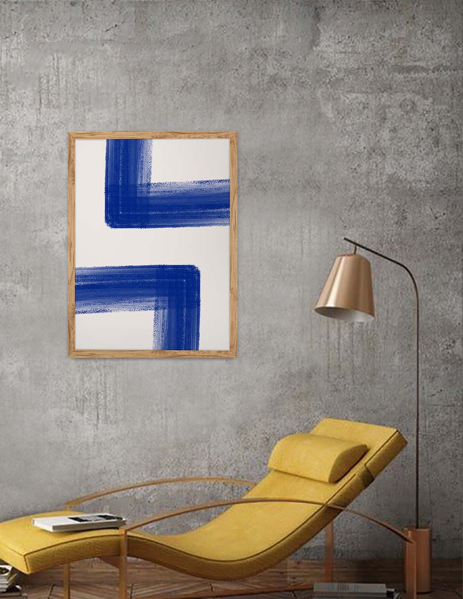 Dos Codos: cuadro decorativo, vista 9 (madera render)