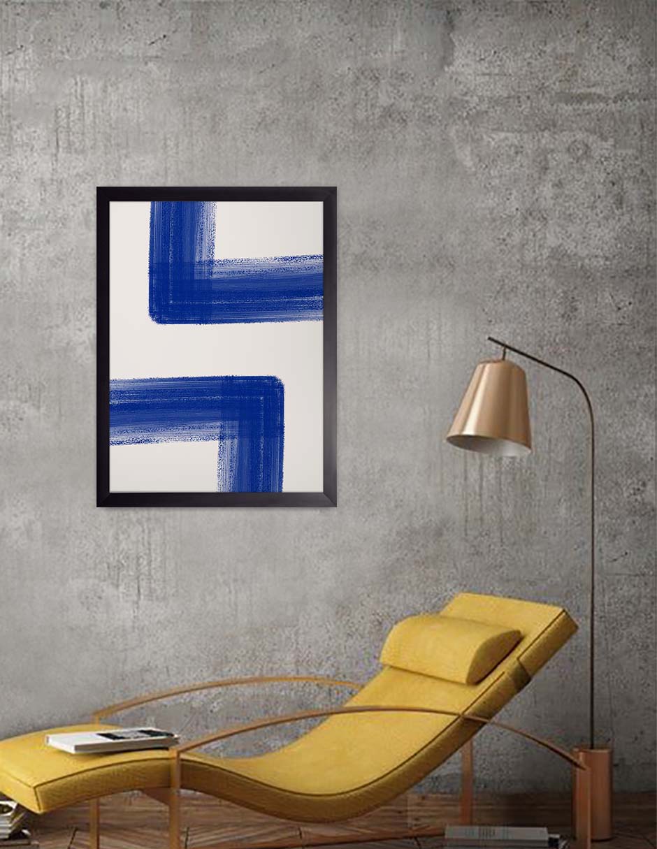 Dos Codos: cuadro decorativo, vista 3 (negro render)