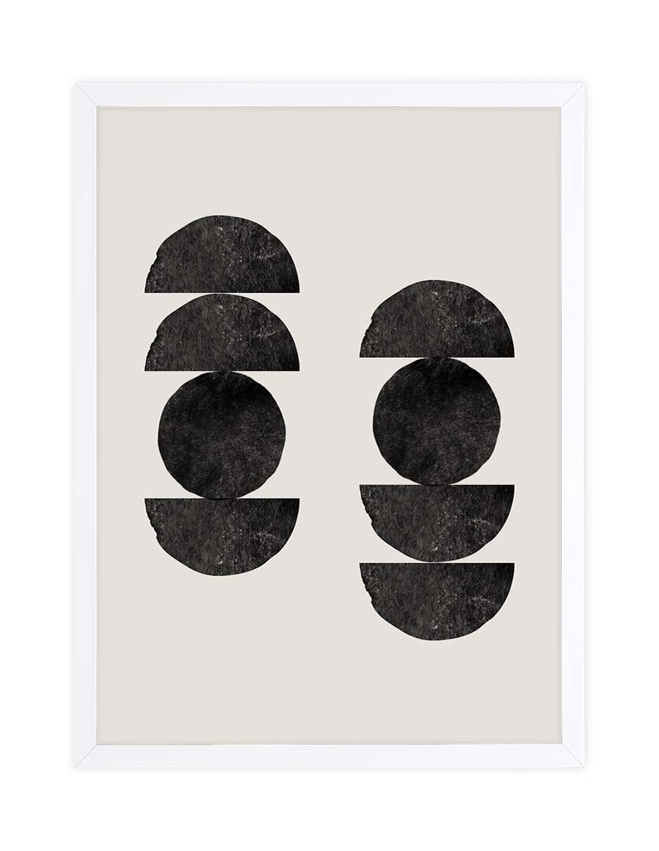 Dúo Negro: cuadro decorativo, vista 4 (blanco)