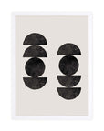 Dúo Negro: cuadro decorativo, vista 4 (blanco)