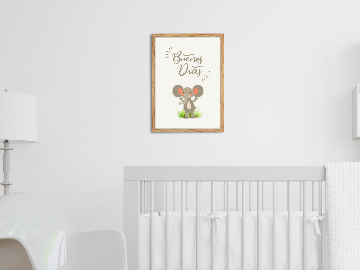 Elefante Mañanero: cuadro decorativo, vista 3 (c render 2 01)