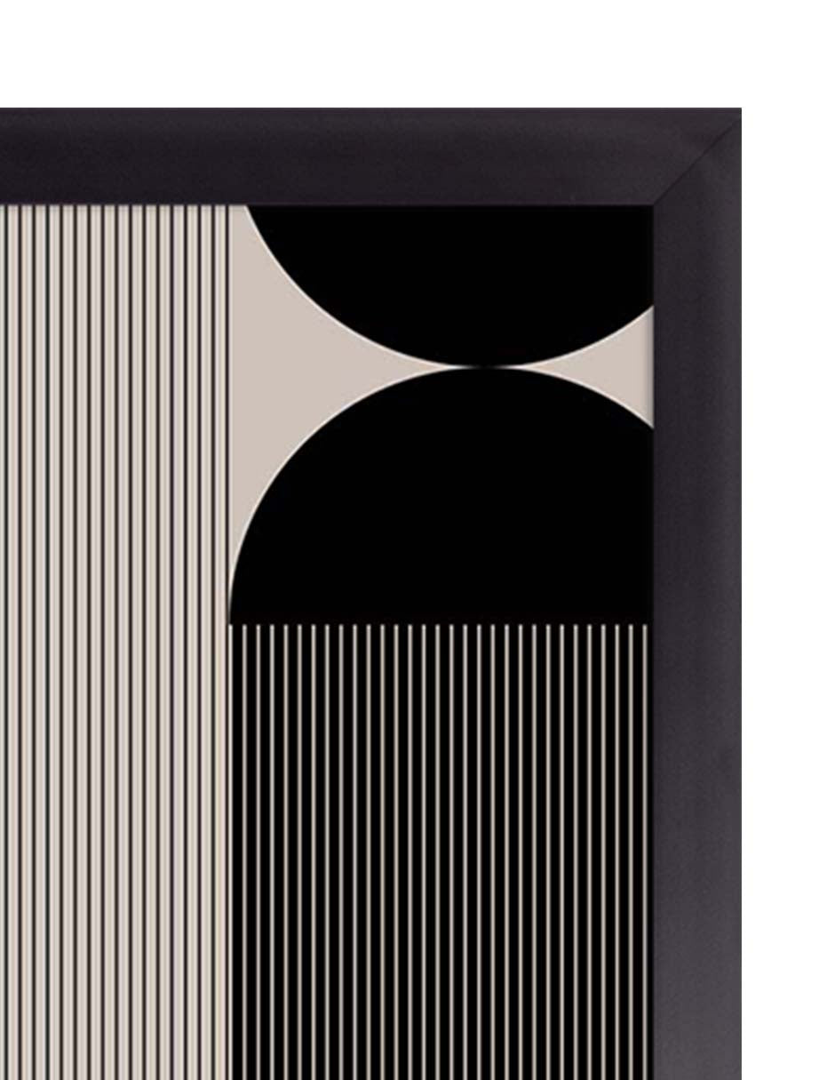 Engranaje: cuadro decorativo, vista 2 (negro detalle)
