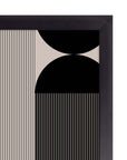 Engranaje: cuadro decorativo, vista 2 (negro detalle)