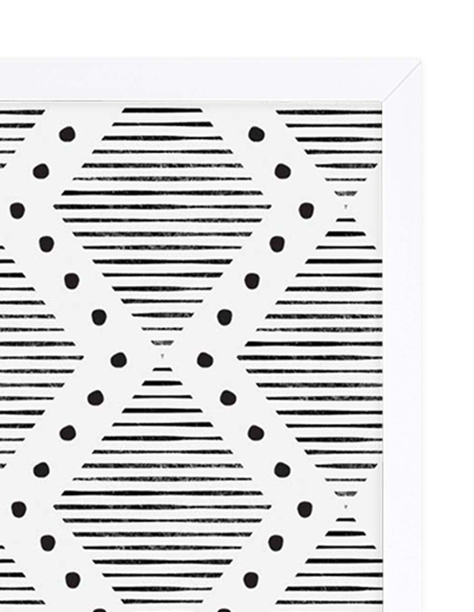 Enrejado: cuadro decorativo, vista 5 (blanco detalle)