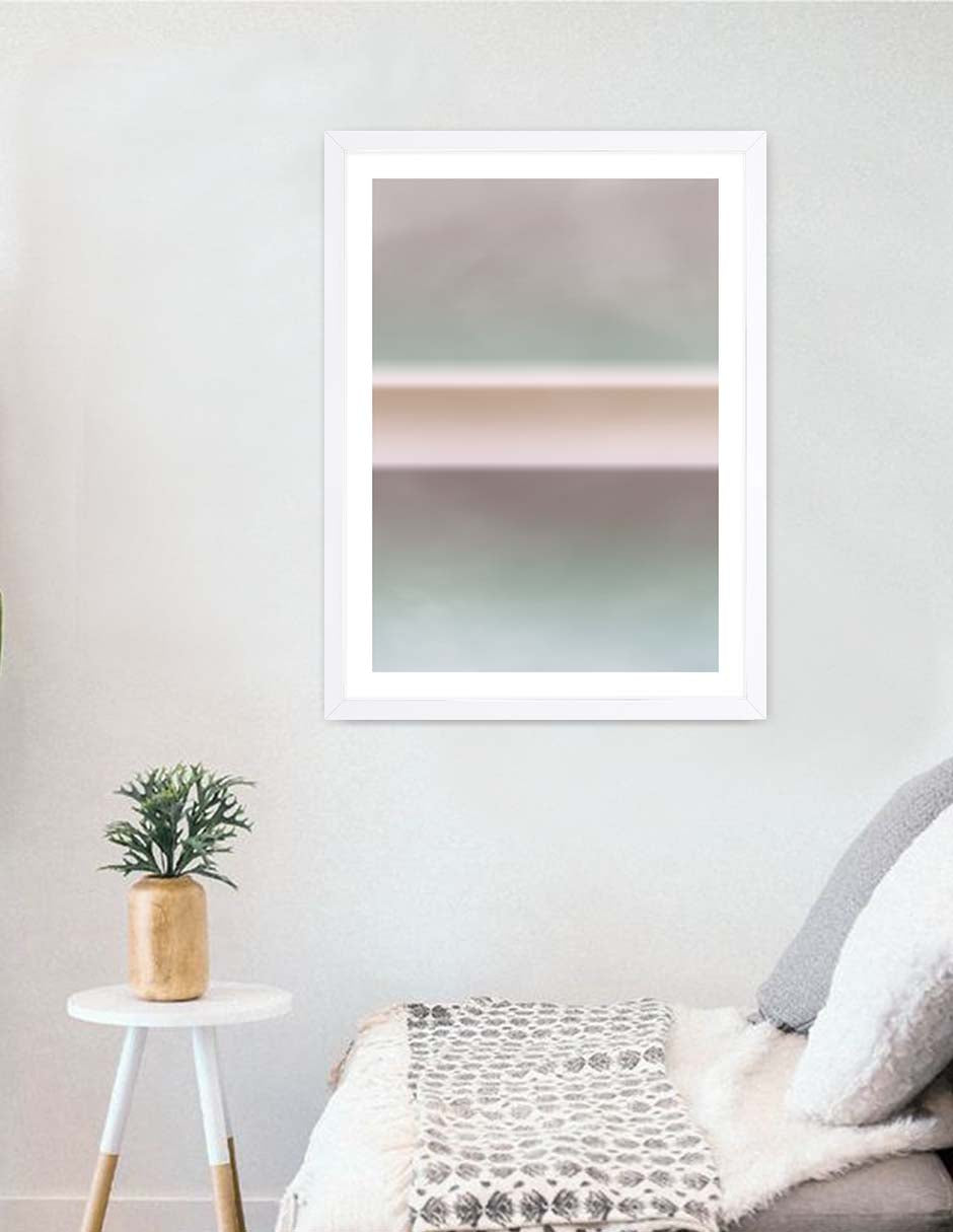 Ensenada: cuadro decorativo, vista 6 (blanco render)