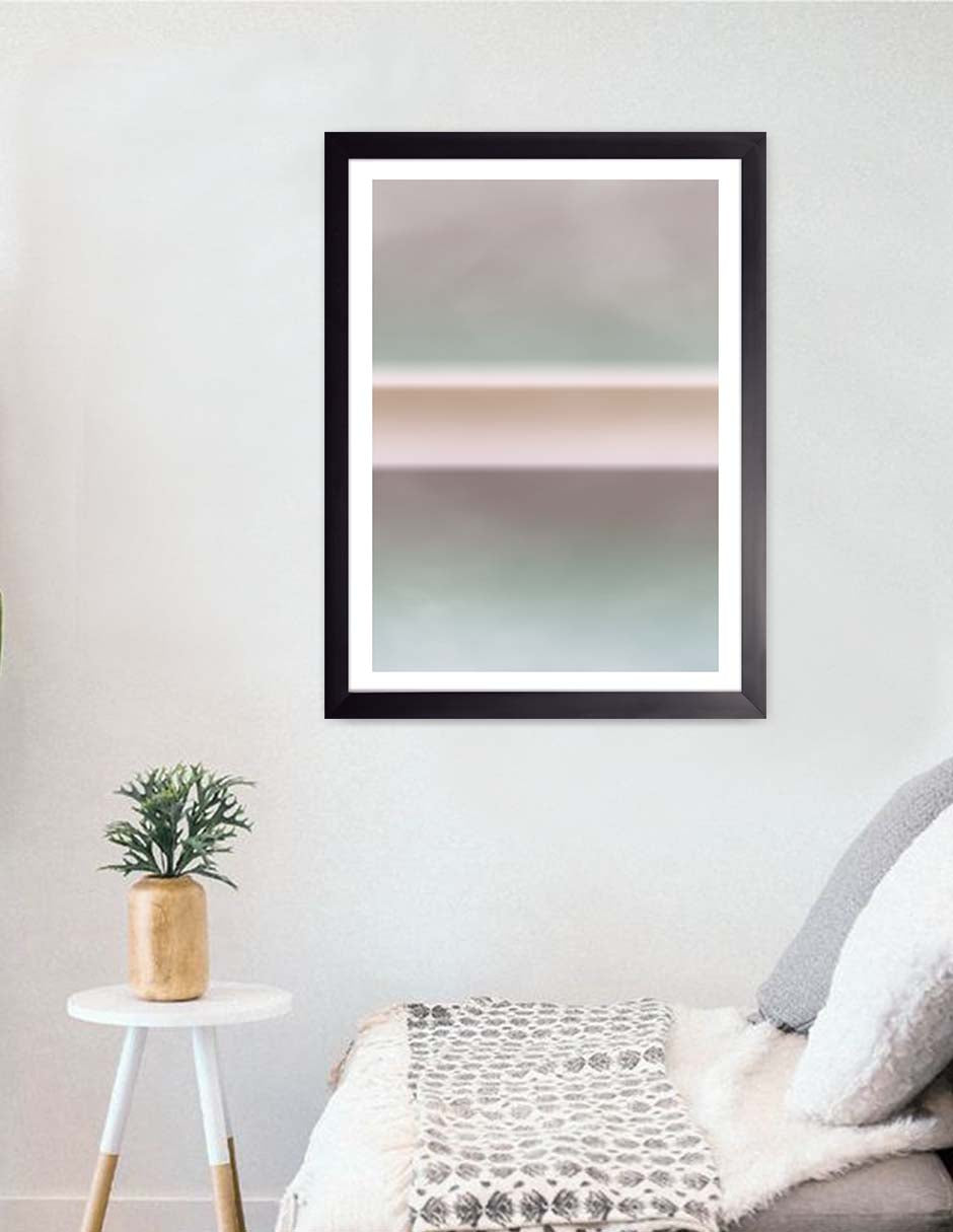 Ensenada: cuadro decorativo, vista 3 (negro render)