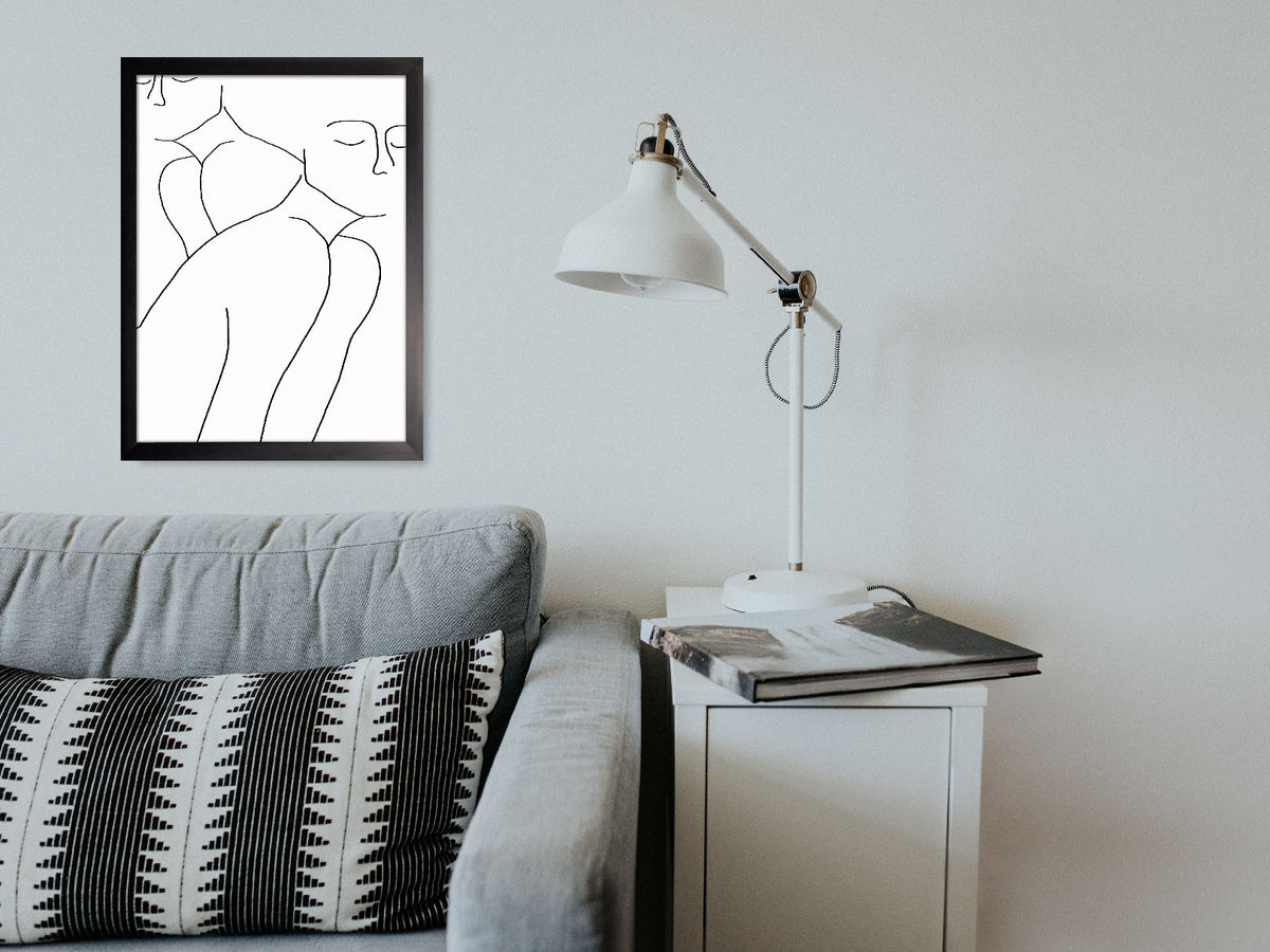 Entrelazados: cuadro decorativo, vista 2 (render)
