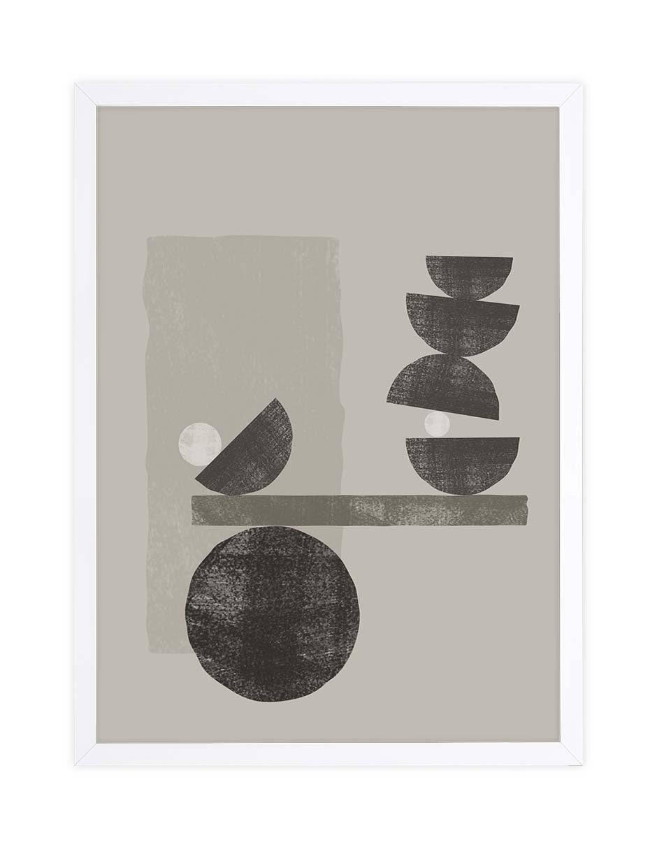 Equilibrio: cuadro decorativo, vista 4 (blanco)