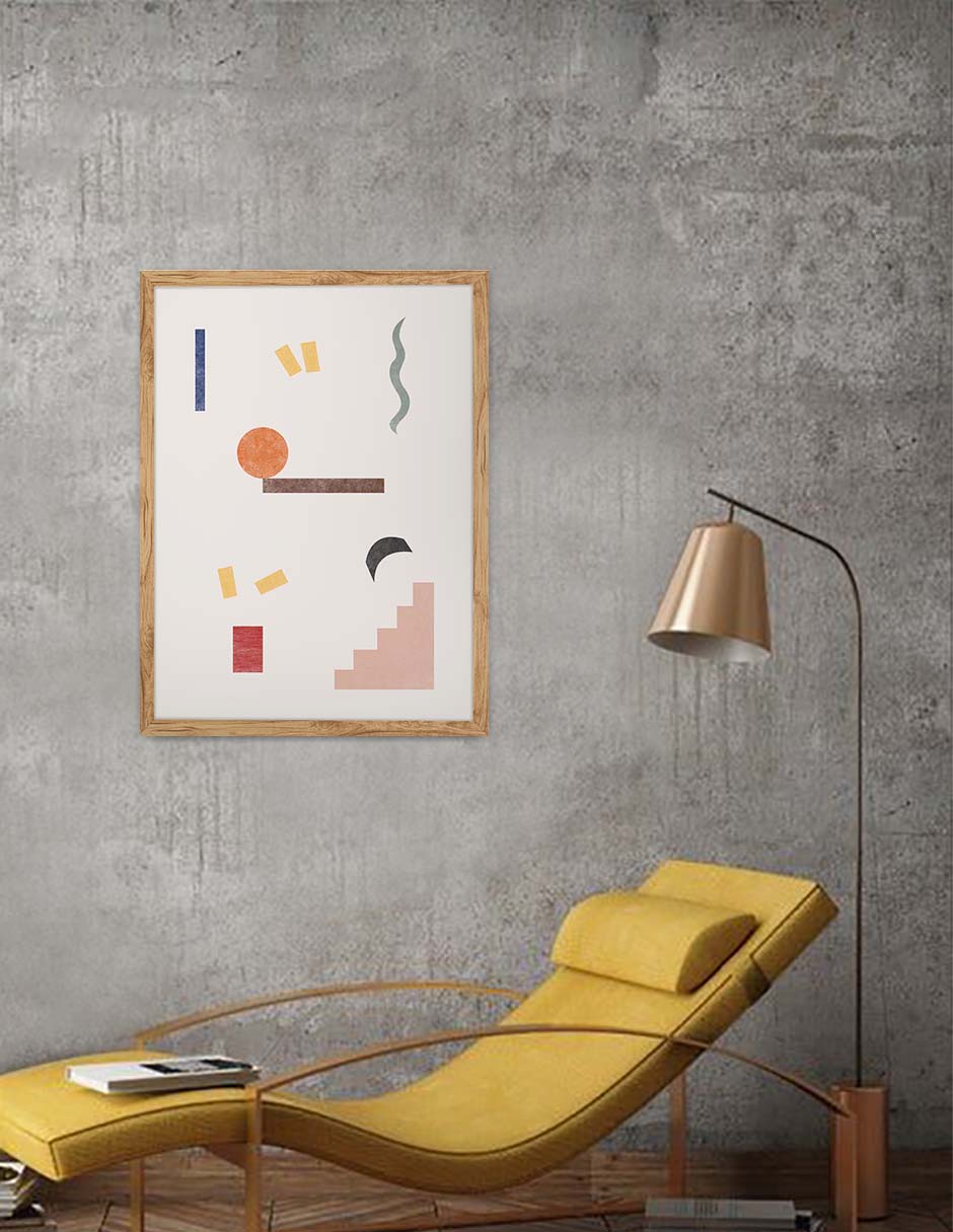 Escalera de Colores: cuadro decorativo, vista 9 (madera render)