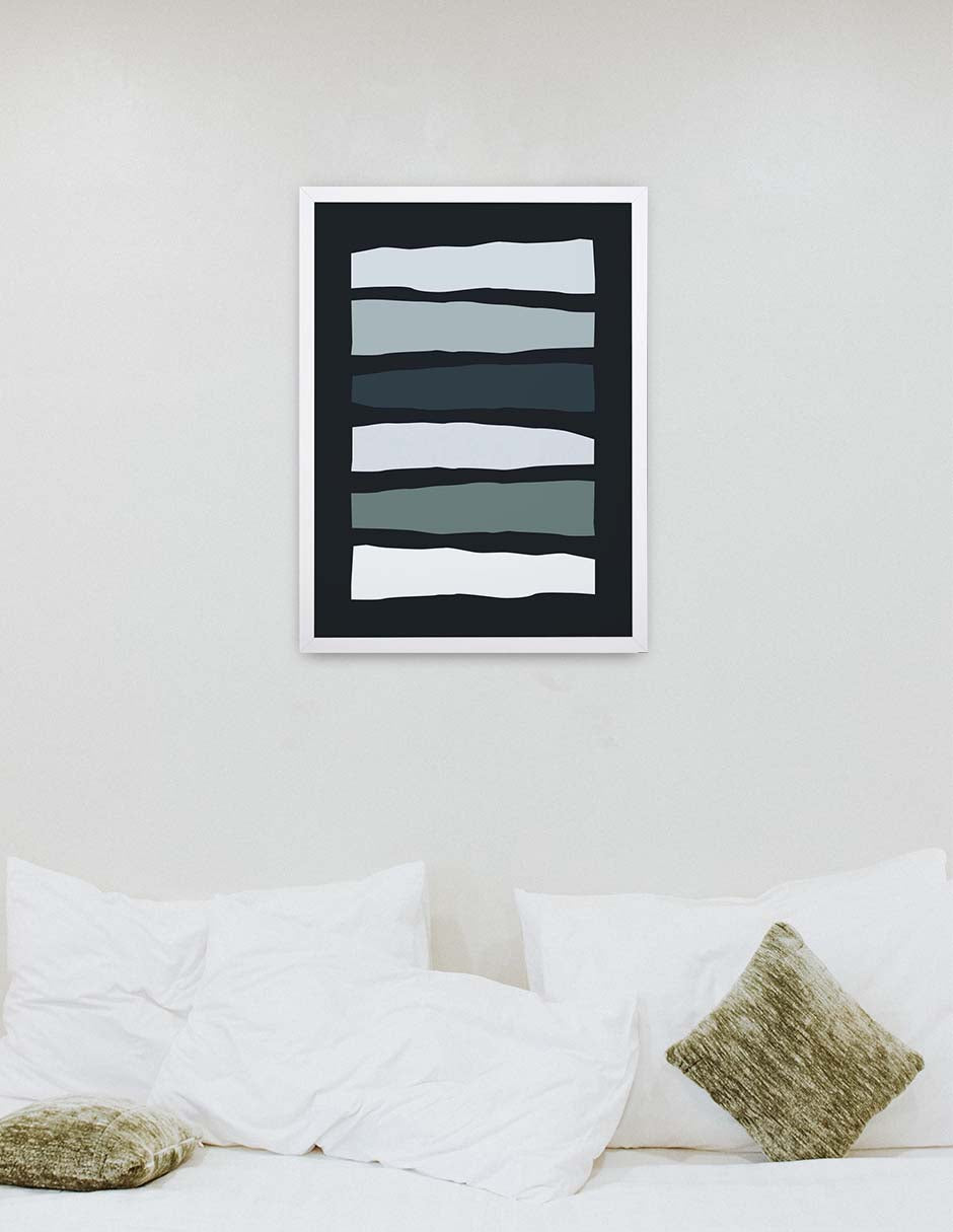 Escarcha: cuadro decorativo, vista 6 (blanco render)