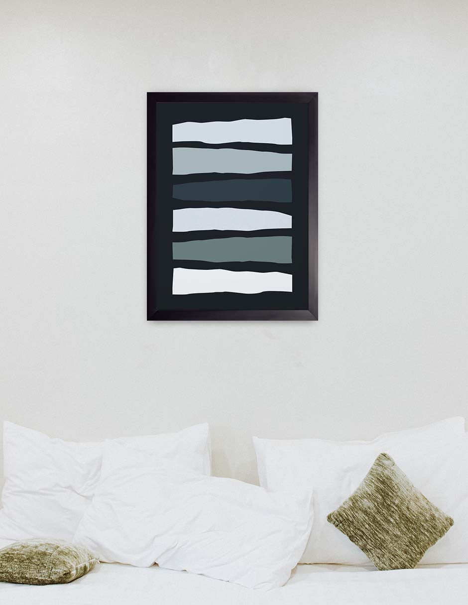 Escarcha: cuadro decorativo, vista 3 (negro render)