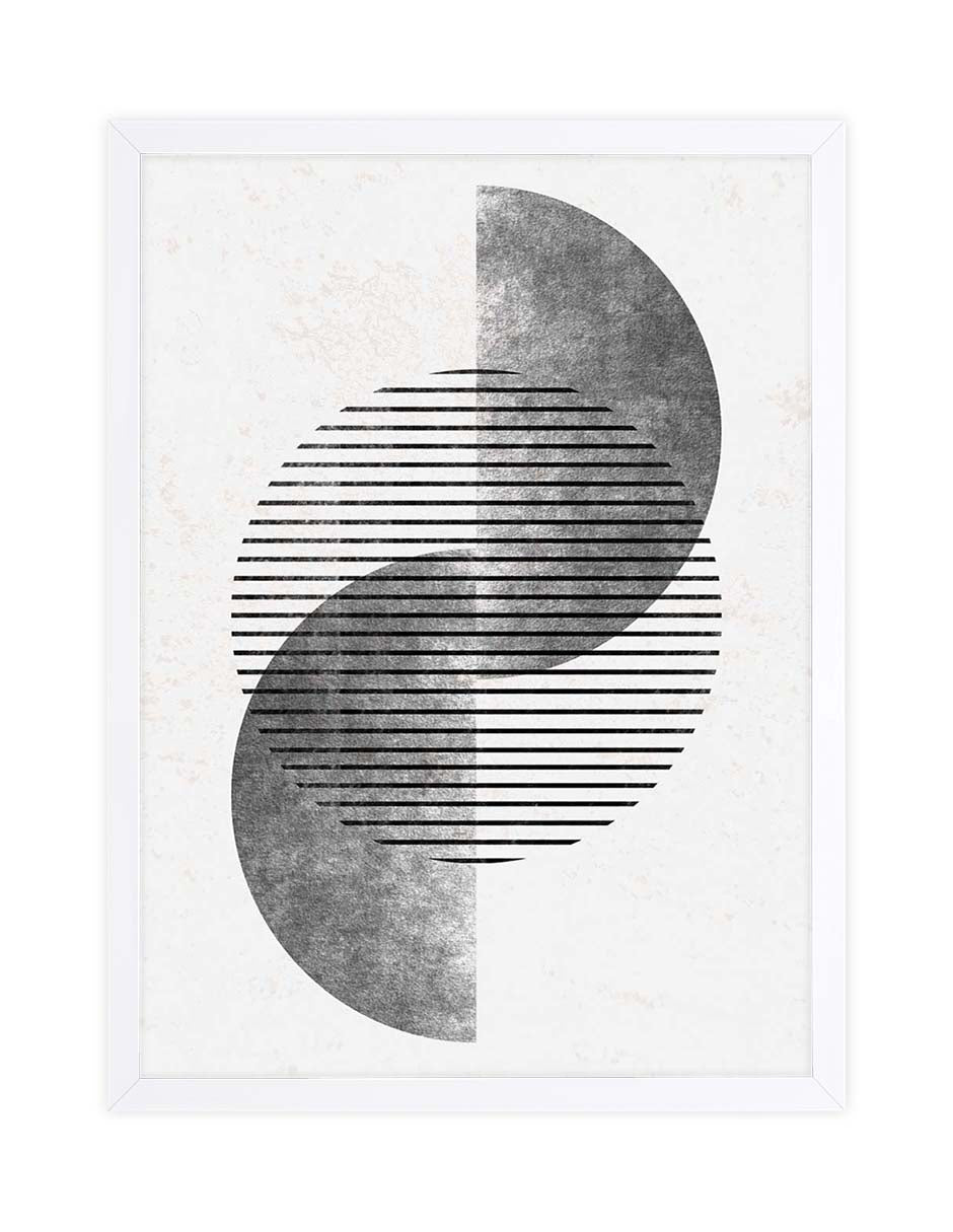 Espejismo Gris: cuadro decorativo, vista 4 (blanco)