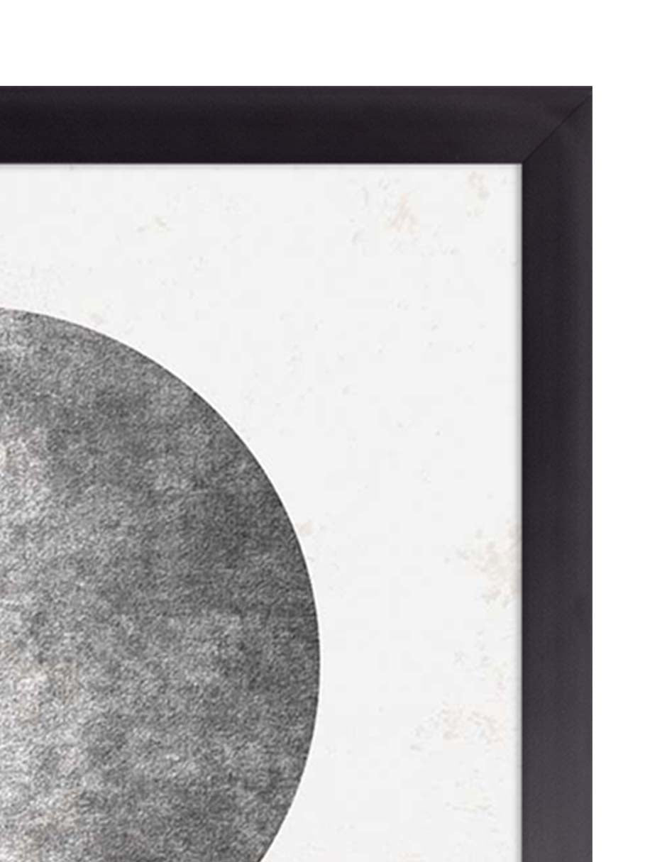 Espejismo Gris: cuadro decorativo, vista 2 (negro detalle)